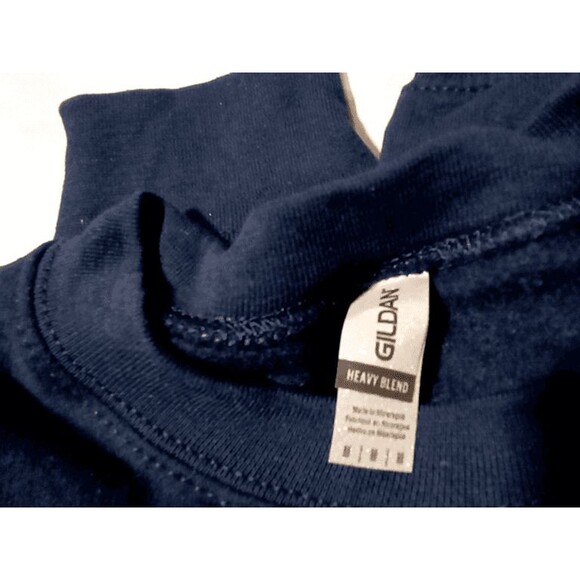 Unisex Adult's Gildan "Baby Light My Fire" Hanukkah Sweatshirt, Size M - Navy Bl - Picture 4 of 5